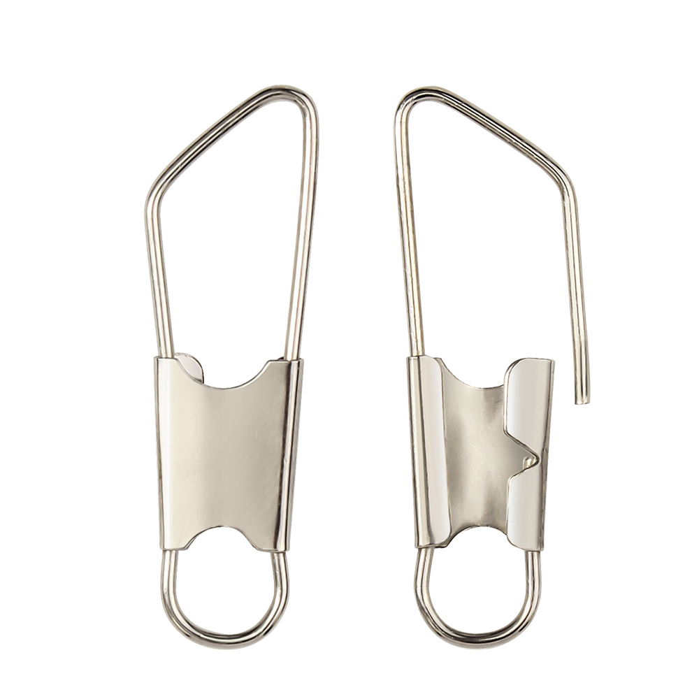 Fishing Equipment Hook - DNDYUJU 100 stuks Koolstofstaal Vislokdoos Connector
