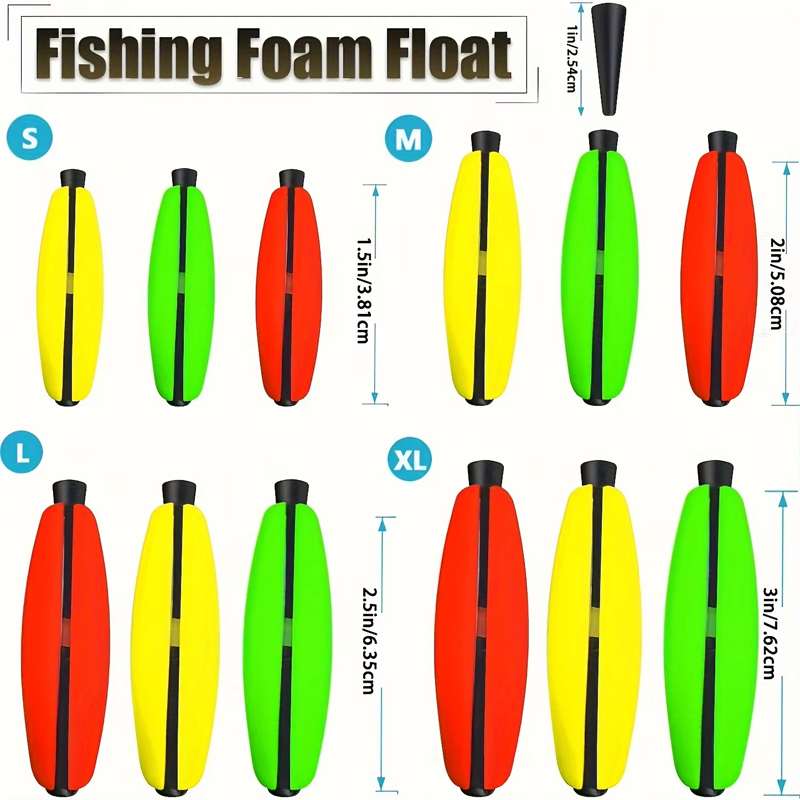 Fishing Bobber Float - 15 stks Peg Drijft voor Meerval