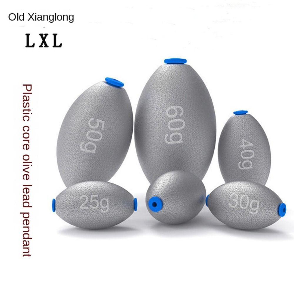 Fishing Equipment Lures - 5 Stuks Vissen Lood Olijfvormige Zinkers