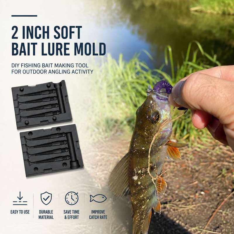 Fishing Equipment Lures - 2 inch zacht aasvorm voor het
