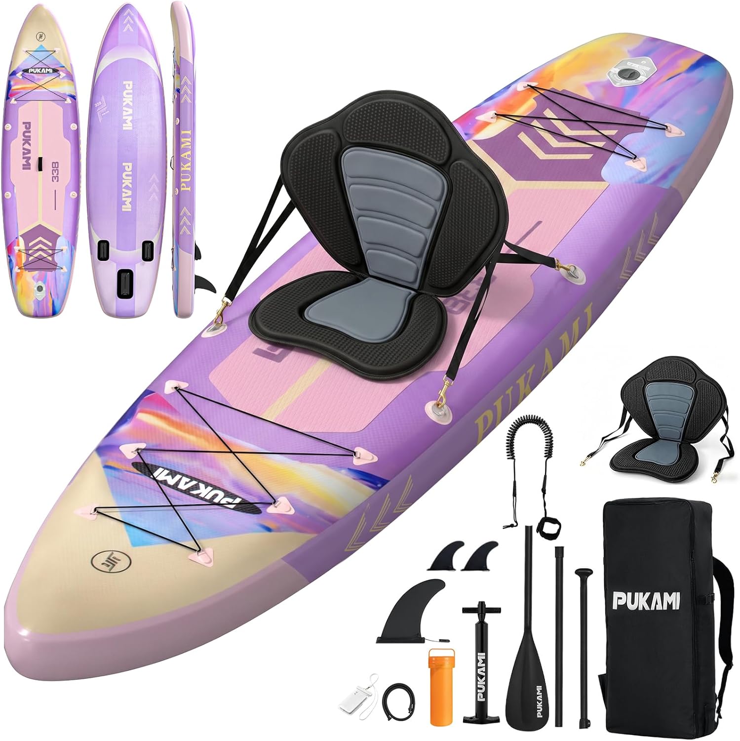 Fishing Backpack - Extra brede opblaasbare Stand Up Paddle
