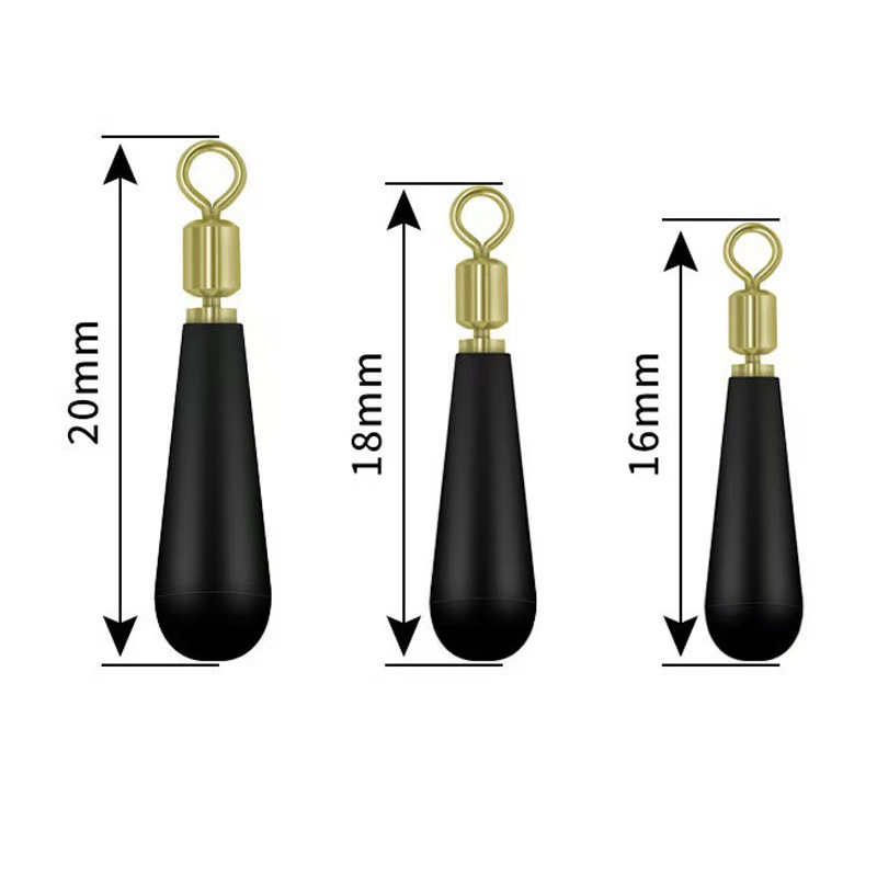 Fishing Bobber Float - Draaibare Metalen Swivel Rubber Float Seat