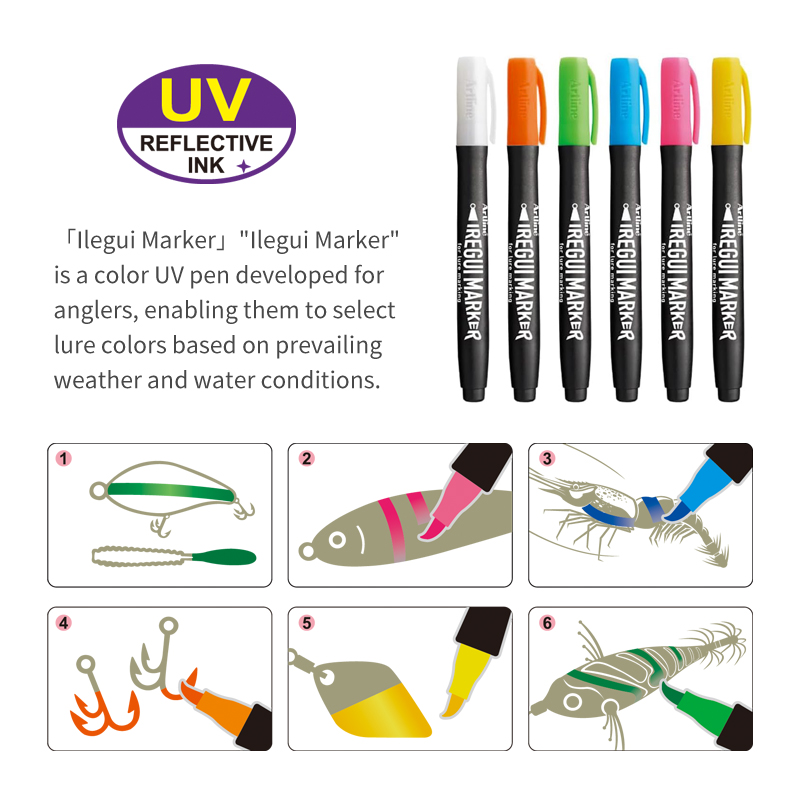 Nieuwe visgereedschap UV fluor - Fishing Equipment Lures recensie en prijs