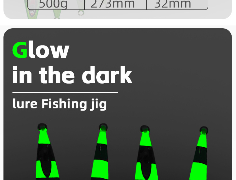 Japan 60g 90g 120g 150g glow l - Fishing Equipment Japan recensie en prijs