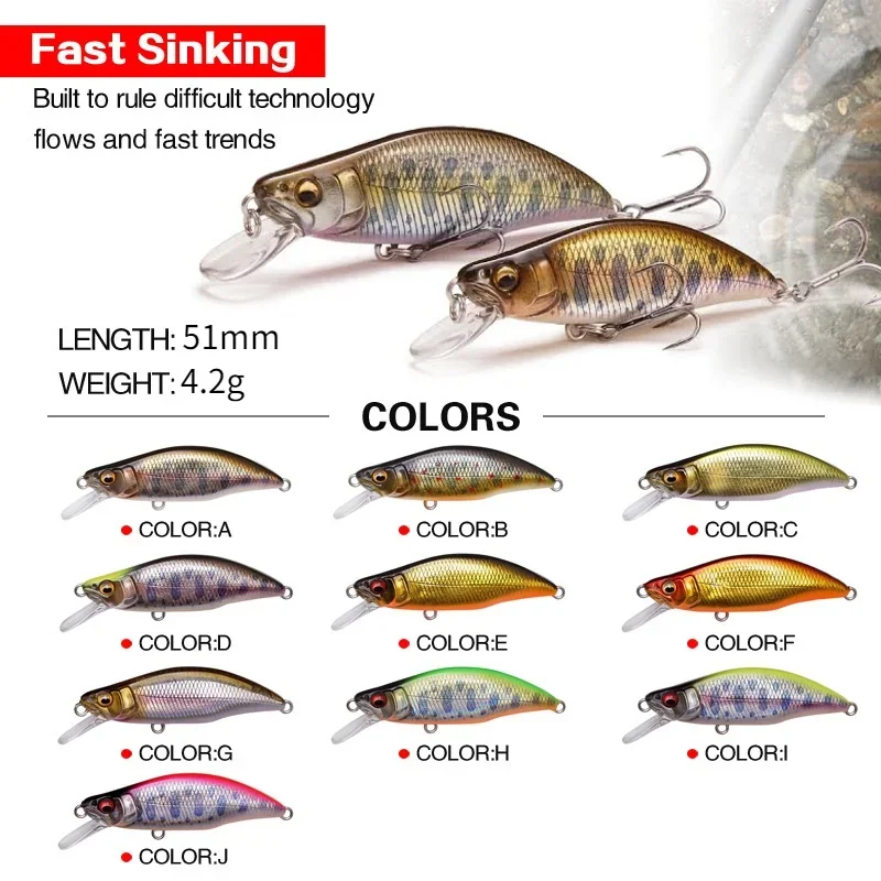 1Pc Japan Design 51Mm 4.2G Zin - Fishing Equipment Japan recensie en prijs