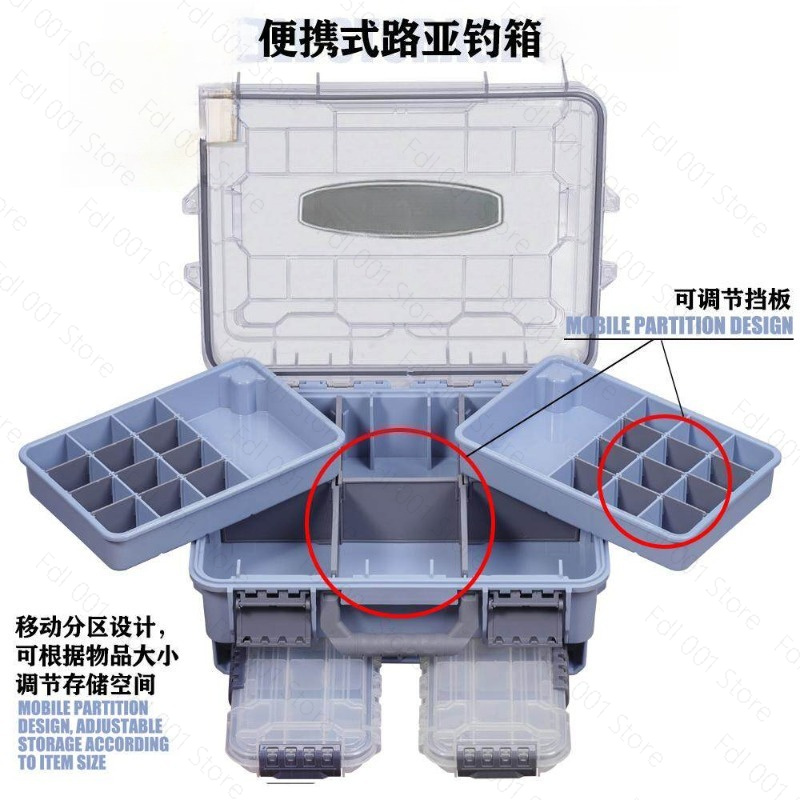 Visgereidoos Grote capaciteit  - Tackle Box recensie en prijs