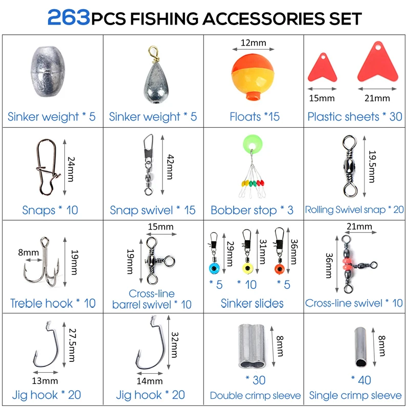 263 stks Outdoor Vissen Access - Tackle Box recensie en prijs